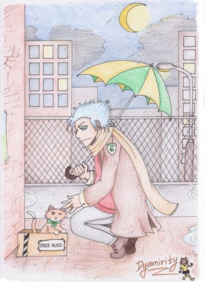 Grimmjow a koťátko